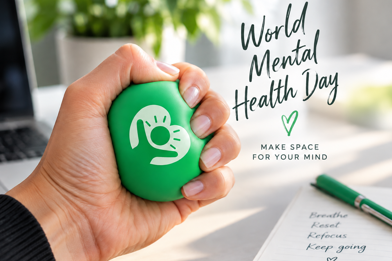 FREE Stress Ball Giveaway – Make Space for Your Mind 💭